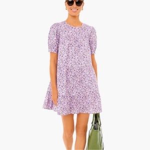 Pomander Place Lilac Quinn Dress Size Large Purple Floral Tuckernuck